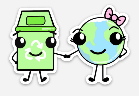 Recycling Save the Earth Sticker