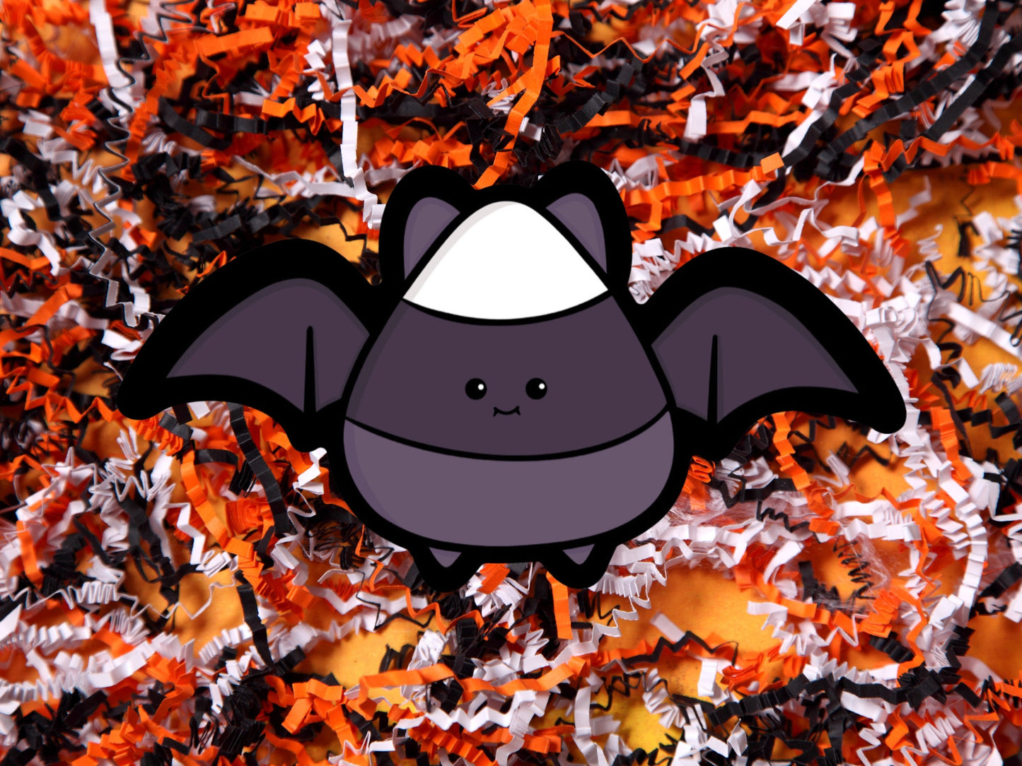 Candy Corn Bat Sticker